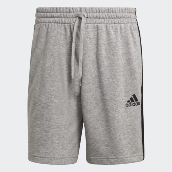 Short_Essentials_French_Terry_3-Stripes_Grigio_GK9599_01_laydown