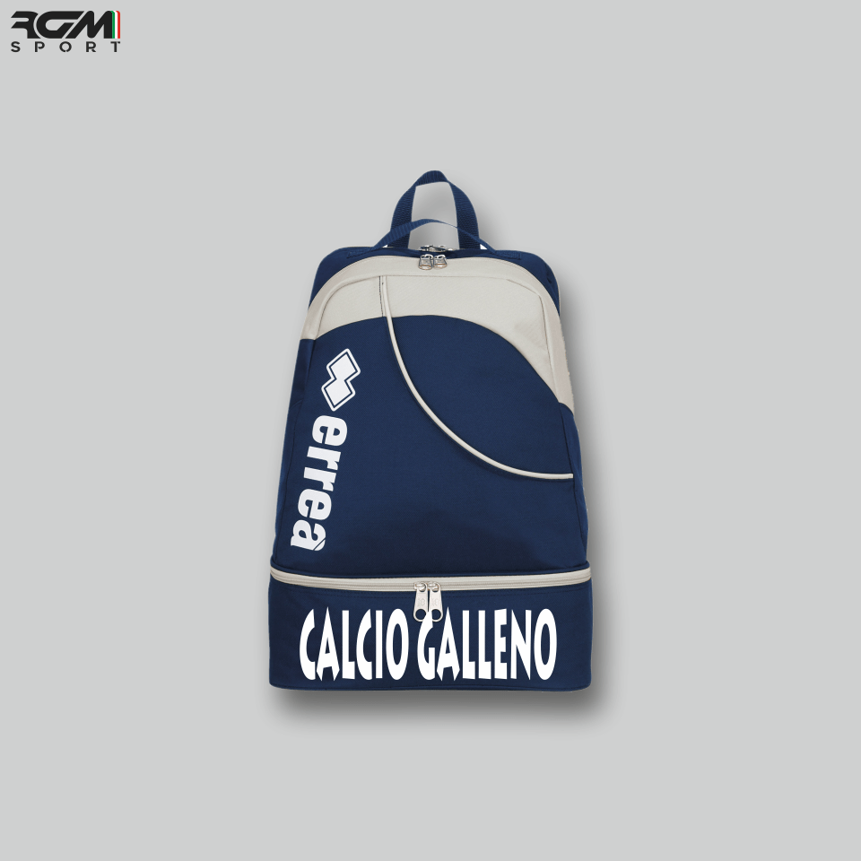 Zaino Erreà c/sottofondo rigido LYNOS Blu Grigio – Calcio Galleno U.S.D.