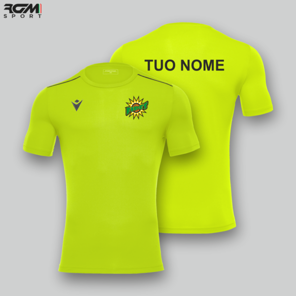 T shirt RIGEL HERO giallo fluo