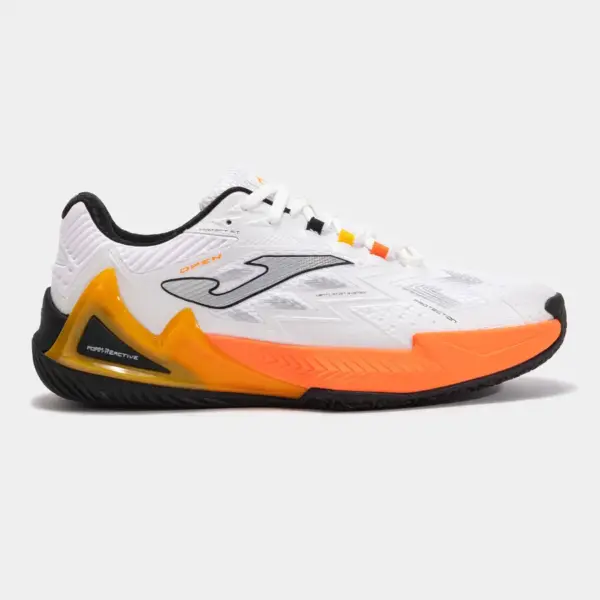 JOMA SCARPE TENNIS-PADEL OPEN MEN 2516 WHITE FLUOR SAFFRON