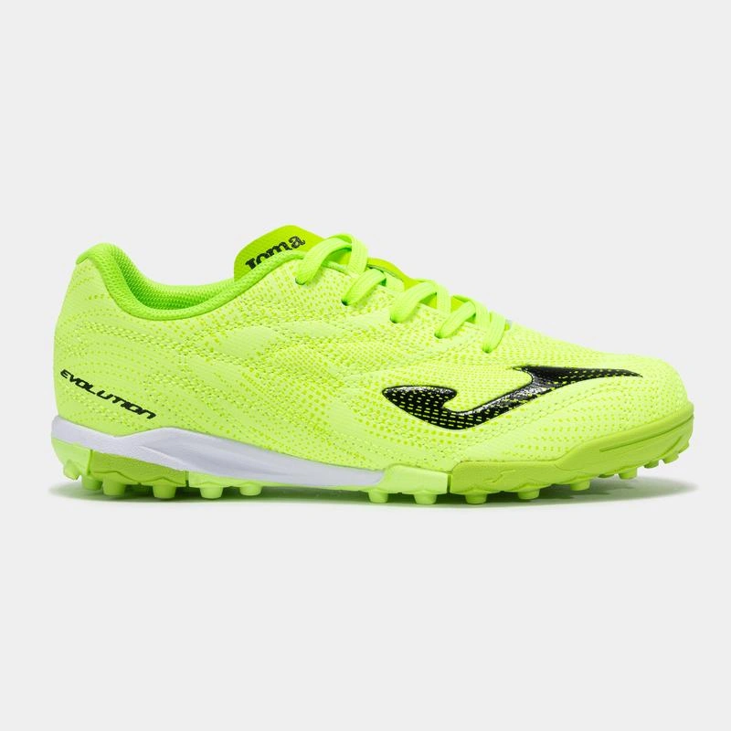 JOMA SCARPE CALCETTO EVOLUTION JR FLUO GREEN TURF