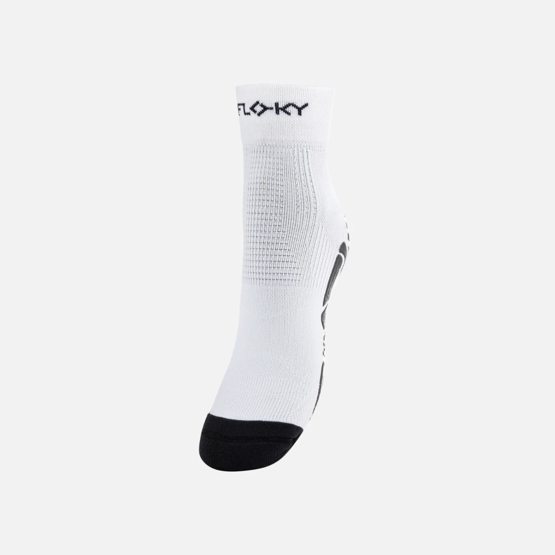 FLOKY CALZE MULTISPORT SHORT BIANCHE