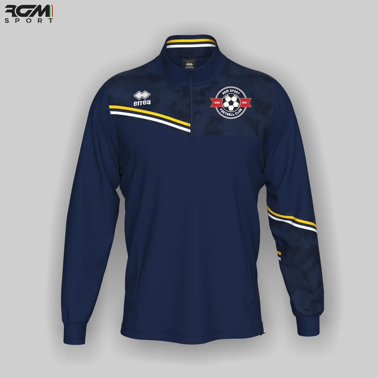 Felpa Allenamento Elias Blu-Giallo