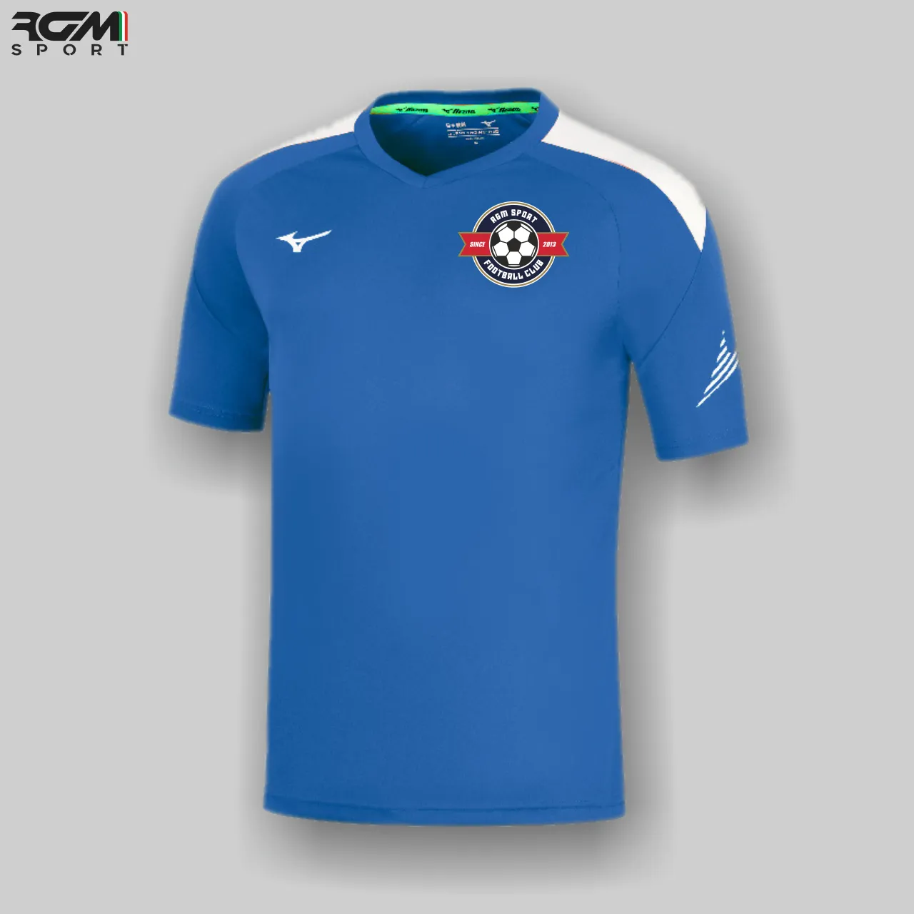 Maglia Allenamento Mizuno RB Tee Azzurra
