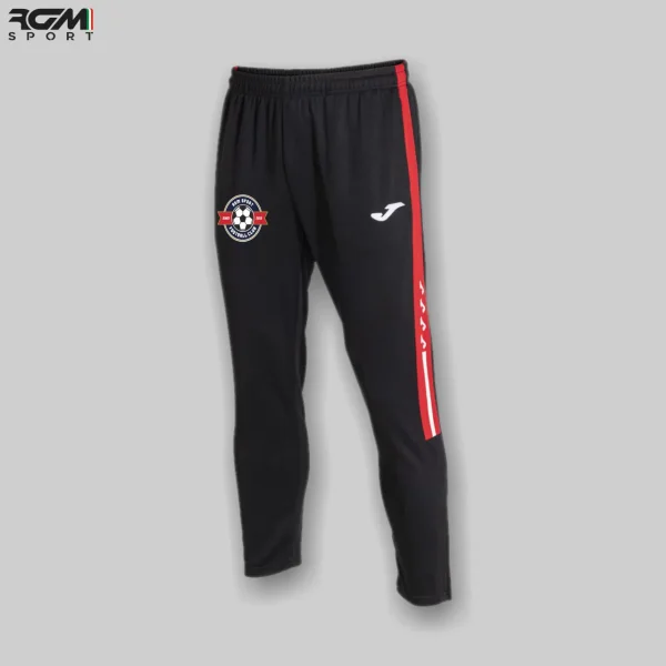 Pantalone Rappresentanza Olimpiada Nero-Rosso - Kit Joma